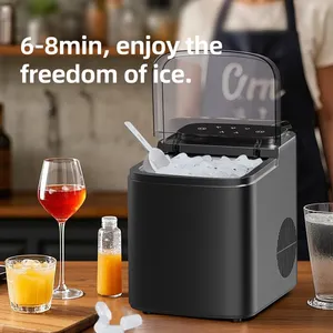 Wholesale Countertop Ice Maker Machine Portable Automatic Self Cleaning Fast Ice Making Household Ice Maker For Home Kitchen Bar Party thumbnail-5