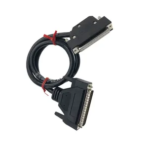 DB37 Male-to-Female 45-Degree Angled Industrial Control Extension Wire thumbnail-2