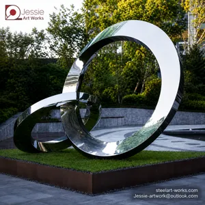 Gold Stainless Steel Sculpture thumbnail-5