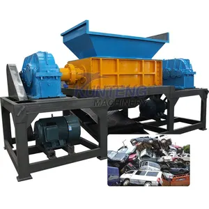 Double Axis Shredder for Solid Waste Treatment Metal Waste Pretreatment Crushing System Household Waste Shredder EPC thumbnail-1