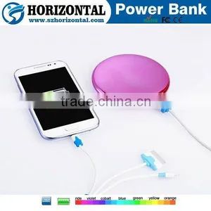 High Capacity Fashion Mirror Power Bank 4000mah,universal Power Bank With fc ce Rohs thumbnail-2
