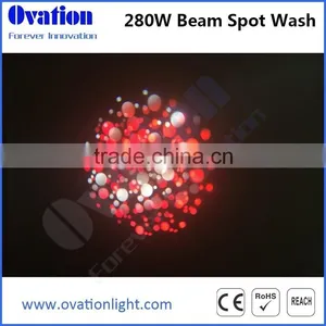 Guangzhou 2015 Newest 280W 10R Professional Beam Wash Spot 3in1moving Head thumbnail-2