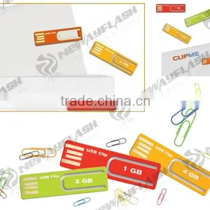 Plastic Paper Clip Usb Flash Drive, Mini Super Thin Clip Usb Flash Drive Quality Choice thumbnail-1