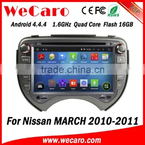Wecaro Android 4.4.4 WC-NM7043 7" Wifi 3g Touch Screen Car Audio Player for Nissan March Car Dvd With Gps 2010 2011 thumbnail-1