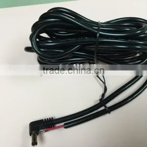 NEW Male to Female GenderDC Plug With UL 2464 18AWG +DC5.5x2.5 mm Right Plug + 3700mm +5mm Tinned thumbnail-1