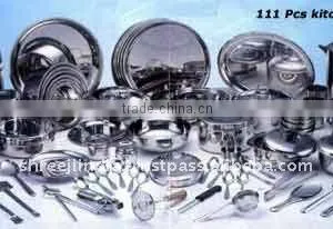 Stainless Steel Kitchen Set & Dinnerware Set thumbnail-1