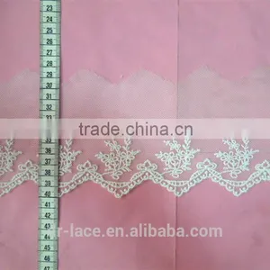 Embroidery Lace in Nylon & Cotton Lace for Dress thumbnail-1