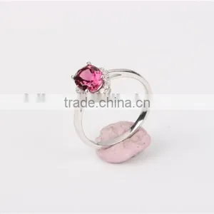 Sartificial Stone Designs Sterling Ring Panyu Factory Process Jewelry thumbnail-2