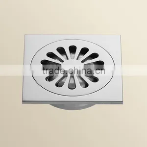 100X100MM Stainless Steel Floor Drainage in Nickle Brushed FF031 thumbnail-2