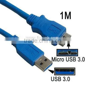 Shenzhen Wholesales USB to Micro USB 3.0 Cable, Length: 1M thumbnail-1