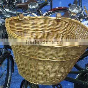 Different Color Wicker Bicycle Front Basket Pruduct for Sale thumbnail-1
