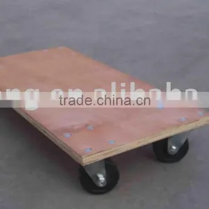Qingdao RUNTONG Wooden Rolling Dolly,Moving Dolly Cart thumbnail-1