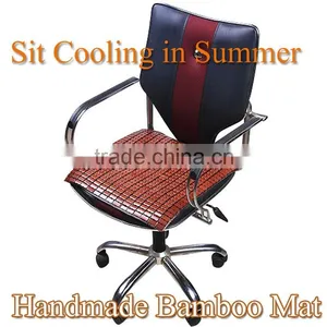 Handmade Bamboo Chinese Dining Chair Cushion thumbnail-3