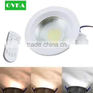 Smart Led Downlight COB Dimmable With Remote Control Brightness and Color 5w 7w 20w 30w Lighting thumbnail-1