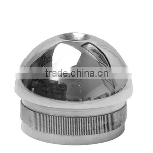 EC-07 The Best Corridor or Stairs Stainless Steel Handrail End Cap thumbnail-1