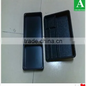 Custom Black ps Thick Compartments Hotel Tray thumbnail-2