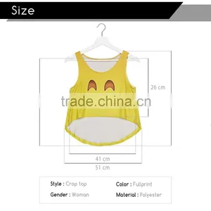 Factory Brand New Sexy Crop Tops Wholesale Women thumbnail-3
