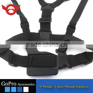 A Model:Chest Mount Harness Chest Body Strap for GoPro Hero 2/3/3+/4/4 Session Gopro Head Strap thumbnail-2