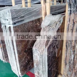 Cheap Coffee Brown Marble Polished Slab thumbnail-5