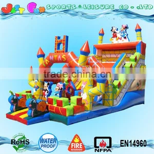 Giant Inflatable Dry Slide n Cartoon Mouse Playland for Sale thumbnail-1
