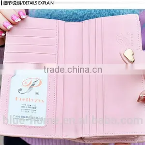 Latest Heart Design Long Hasp Ladies Purse Good Quality Showing Elegance thumbnail-6