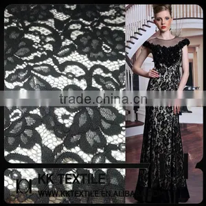 50%Cotton 40%Silk 10%Polyamide Fashion French African Chantilly Lace thumbnail-1