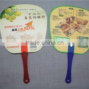 18cm Handle Chinese Personalized Hand Fan Souvenir Hand Fan Plastic Hand Fan thumbnail-3