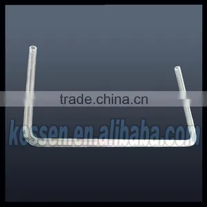 High Purity Fused Silica / Quartz / SiO2 Transparent / Translucent Ceramic Pipe thumbnail-1