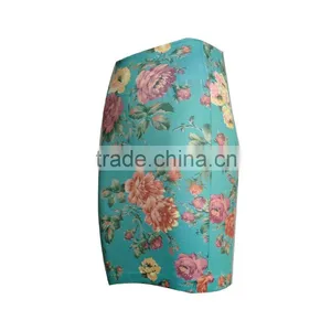 Print Short Tight Pencil Dress for Women thumbnail-3