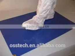 Wholesale Price Private Label Disposable Cleanroom Blue Sticky Mat thumbnail-1