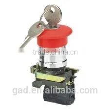 GB4-BS142 CNGAD GB4 Series Red Push Locked Key Mushroom Switch thumbnail-1
