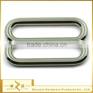 High Quality Nickel Free Zinc Alloy 38mm Belt Slide Buckle Metal Double Buckle/adjustable Buckle for Bags Quality Choice thumbnail-1