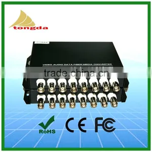 Optical Video Converter Fiber Optical to Coaxial Converter 4ch 8ch BNC thumbnail-2