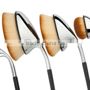 Beauty Needs Synthetic Hair Silver Handle Custom Makeup Brush for Woman thumbnail-2