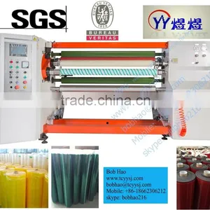 Turret Exchange Transparent BOPP Tape Rewinding Machine thumbnail-1