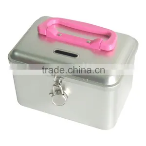 Tin Saving Box With Clip Lock for Children thumbnail-1