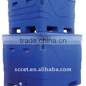 1000L Blue Rotomolded Fishing Box, Large Cooler, Fish Tub thumbnail-1