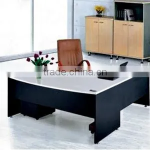 White and Blue Color Office Desk HC-928 thumbnail-1
