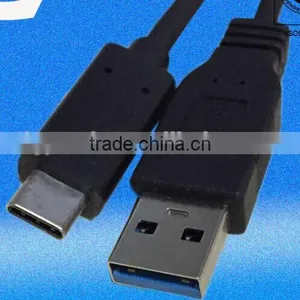 USB 3.0 Type C (USB-C) to Type A (USB-A) 1.0M (3.3 Feet) Fast Charging & Data Cable For Apple New Macbook 12,Nokia N1,Chromebook thumbnail-1