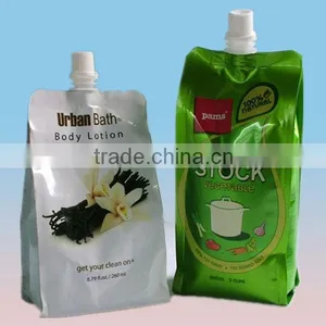 Printed Liquid Plastic Packaging Spout Bag thumbnail-1