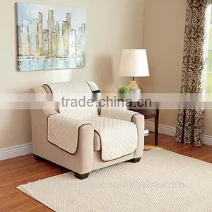 Double Color 3 Seater Anti-slip Sofa Cover thumbnail-1