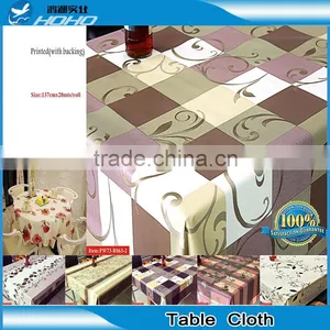 2015 Hot Sales Pvc/vinyl Printed Table Cloth With Nonwoven Backing thumbnail-5