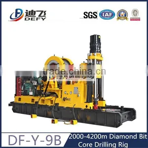 DF-Y-9 2000-4000m Hard Tungstencarbide Tipped Bit Core Drilling Machine Price thumbnail-2