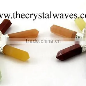 Crystal Quartz Rough Point Chakra Pencil Energy Generator thumbnail-1