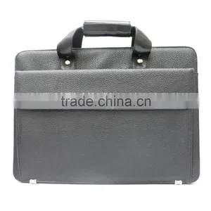 Factory Hot Sell Fashion Laptop Bag Real Leather Buisiness Men's Briefcase thumbnail-1