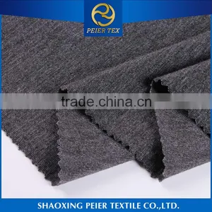 Fabric Supplier Smooth 100 Polyester Microfiber Nylon Spandex Fabric Cotton Spandex Rib Cobalt Blue Fabric thumbnail-3