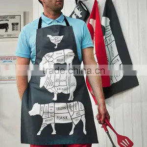 Cheap Wholesale Custom Logo Blank Kitchen Apron for Cooking thumbnail-6