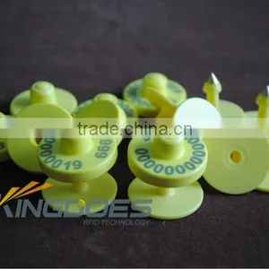 Colorful Reusable Rfid Uhf Animal Ear Tag Provide thumbnail-1