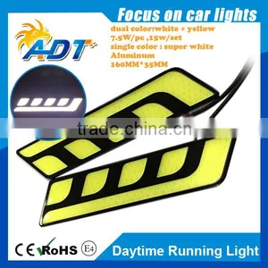 New Auto Led Fog Light, Dual White Amber Led Turn Signal DRL thumbnail-2