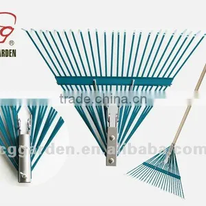 24 Tine China Garden Leaf Rake RK24-101 thumbnail-1